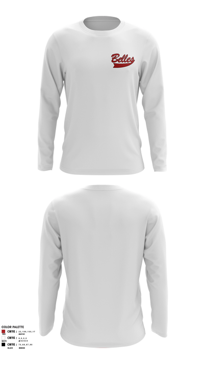 Bluegrass Lightning Belles Long Sleeve Performance Shirt - 9