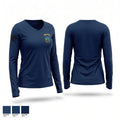 Franklin Township Police Department 45788118 Women's Long Sleeve V-neck Shirt - 1