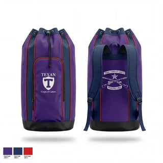 Gear Bag, Texan Corps of Cadets, Army, Teamtime, Team time, sublimation, custom sports apparel, team uniforms, spirit wear, spiritwear, sports uniforms, custom shirts, team store, custom team store, fundraiser sports, apparel fundraiser