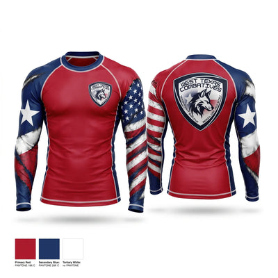 WTXC Fight Club Long Sleeve Rash Guard Shirt - 1