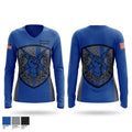 Minot First Sergeants Women's Long Sleeve V-neck Shirt - 1