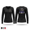 RDF Chemical Munitions Team Women's Long Sleeve V-neck Shirt - 1
