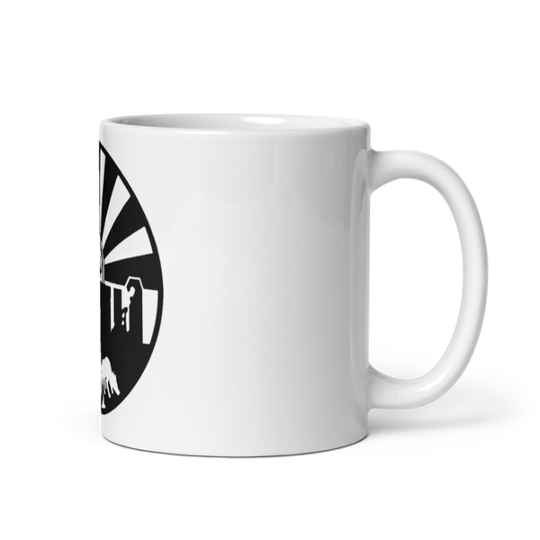 208 Transportation Company 94479647 White Glossy Mug - Medium