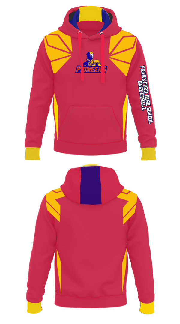 Hoodie, Frankford High School Basketball, Women's Basketball, Teamtime, Team time, sublimation, custom sports apparel, team uniforms, spirit wear, spiritwear, sports uniforms, custom shirts, team store, custom team store, fundraiser sports, apparel fundraiser