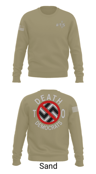 Crew Neck Sweatshirt, D.2.D, Police, Teamtime, Team time, sublimation, custom sports apparel, team uniforms, spirit wear, spiritwear, sports uniforms, custom shirts, team store, custom team store, fundraiser sports, apparel fundraiser