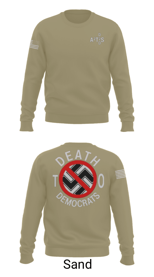 Crew Neck Sweatshirt, D.2.D, Police, Teamtime, Team time, sublimation, custom sports apparel, team uniforms, spirit wear, spiritwear, sports uniforms, custom shirts, team store, custom team store, fundraiser sports, apparel fundraiser