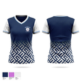 Rebels 33854729 Women's Short Sleeve V-neck Shirt - 4