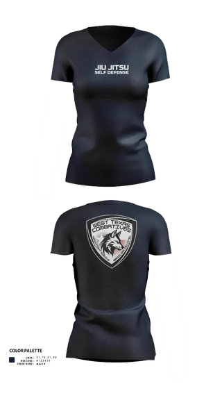 Womens Short Sleeve Vneck Shirt, West Texas Combatives, , Teamtime, Team time, sublimation, custom sports apparel, team uniforms, spirit wear, spiritwear, sports uniforms, custom shirts, team store, custom team store, fundraiser sports, apparel fundraiser
