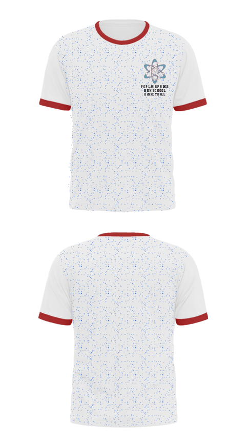 Short Sleeve Performance Shirt, Poplar Springs High School Basketball, Women's Basketball, Teamtime, Team time, sublimation, custom sports apparel, team uniforms, spirit wear, spiritwear, sports uniforms, custom shirts, team store, custom team store, fundraiser sports, apparel fundraiser