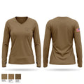 578th FSC Women's Long Sleeve V-neck Shirt - 1