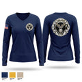 STATION 17 Women's Long Sleeve V-neck Shirt - 1