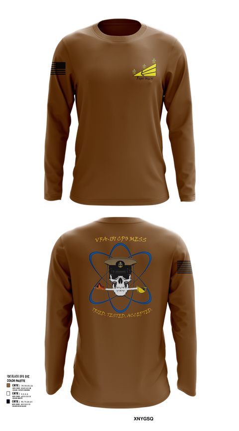 Long Sleeve Performance Shirt, VFA-151, , Teamtime, Team time, sublimation, custom sports apparel, team uniforms, spirit wear, spiritwear, sports uniforms, custom shirts, team store, custom team store, fundraiser sports, apparel fundraiser