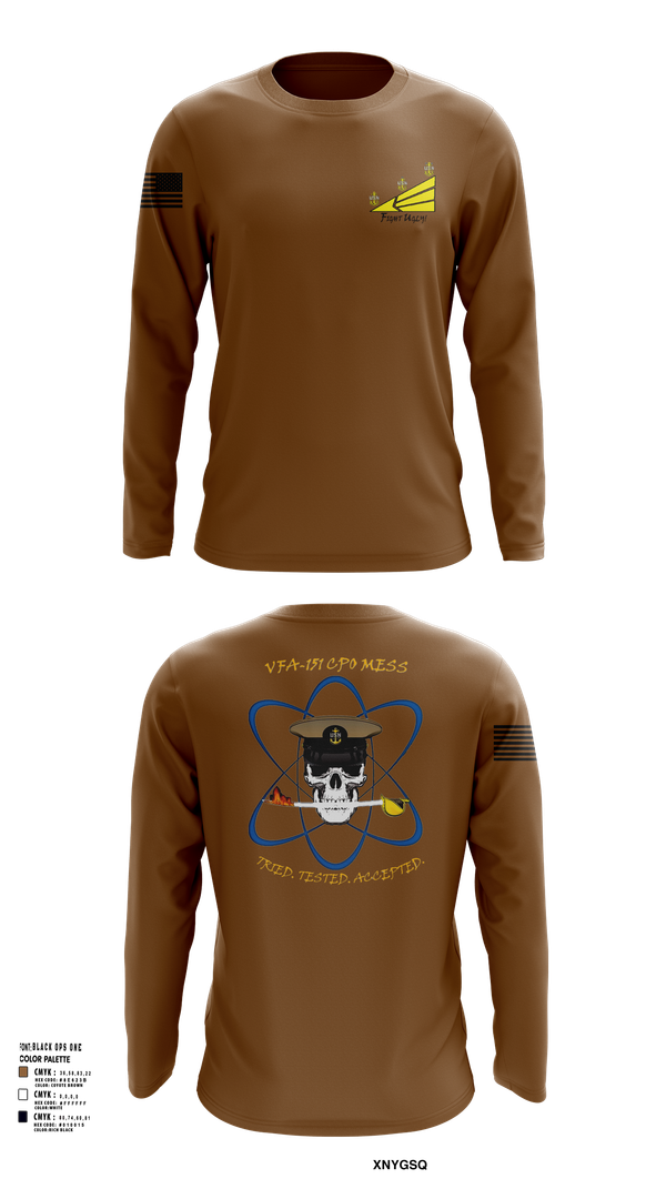 Long Sleeve Performance Shirt, VFA-151, , Teamtime, Team time, sublimation, custom sports apparel, team uniforms, spirit wear, spiritwear, sports uniforms, custom shirts, team store, custom team store, fundraiser sports, apparel fundraiser