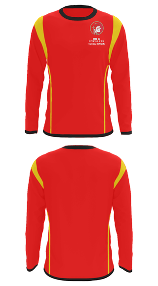 Long Sleeve Performance Shirt, Monroe Central High School Bowling, Bowling, Teamtime, Team time, sublimation, custom sports apparel, team uniforms, spirit wear, spiritwear, sports uniforms, custom shirts, team store, custom team store, fundraiser sports, apparel fundraiser
