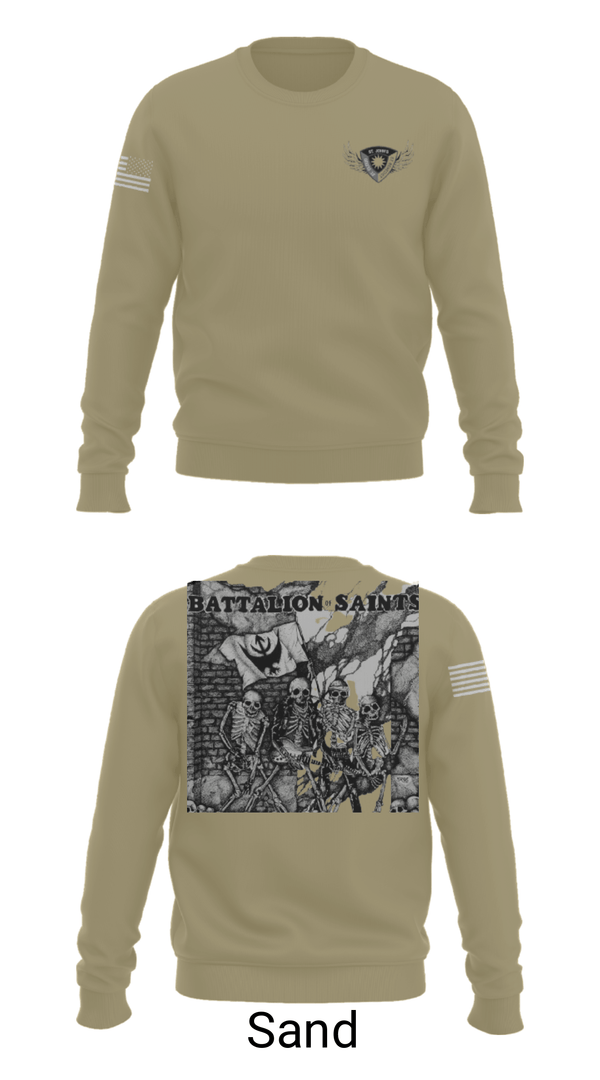 Crew Neck Sweatshirt, , Army, Teamtime, Team time, sublimation, custom sports apparel, team uniforms, spirit wear, spiritwear, sports uniforms, custom shirts, team store, custom team store, fundraiser sports, apparel fundraiser