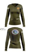 JBLM GARRISON 60276293 Women's Long Sleeve V-neck Shirt - 20