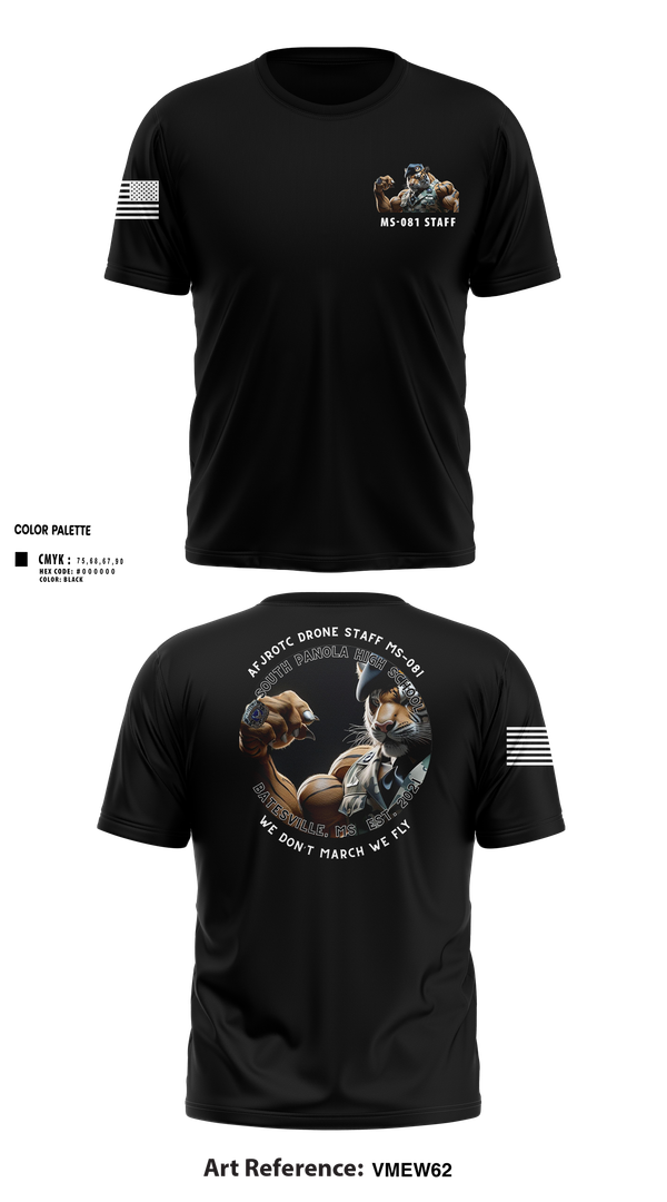 Short Sleeve Performance Shirt, AFJROTC MS-081 DRONE TEAM, , Teamtime, Team time, sublimation, custom sports apparel, team uniforms, spirit wear, spiritwear, sports uniforms, custom shirts, team store, custom team store, fundraiser sports, apparel fundraiser