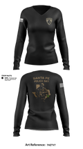 LMPD SRT 26773005 Women's Long Sleeve V-neck Shirt - 3