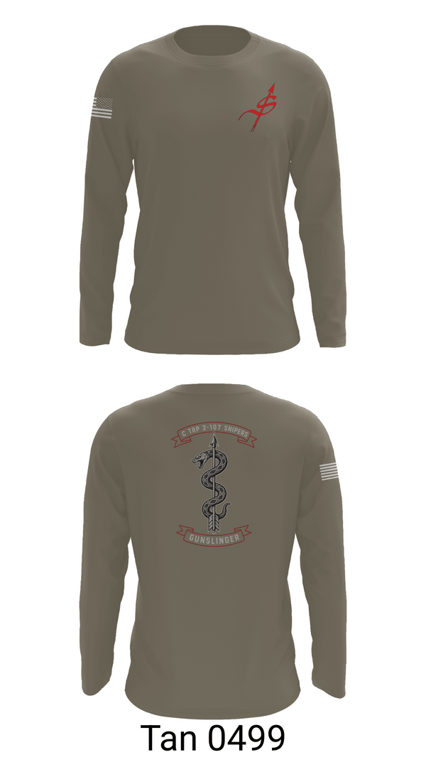Long Sleeve Performance Shirt, Gunslinger, Army, Teamtime, Team time, sublimation, custom sports apparel, team uniforms, spirit wear, spiritwear, sports uniforms, custom shirts, team store, custom team store, fundraiser sports, apparel fundraiser
