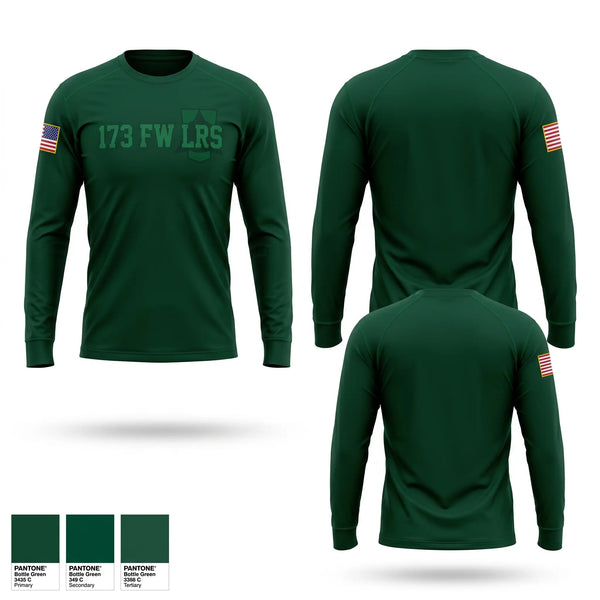 Long Sleeve Performance Shirt, 173 FW LRS, Air Force, Teamtime, Team time, sublimation, custom sports apparel, team uniforms, spirit wear, spiritwear, sports uniforms, custom shirts, team store, custom team store, fundraiser sports, apparel fundraiser