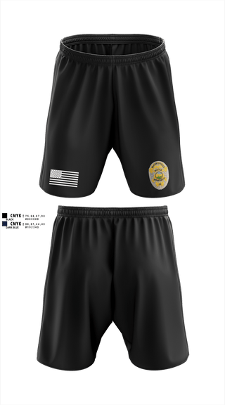 Athletic Shorts With Pockets, McCordsville Police Department, Police, Teamtime, Team time, sublimation, custom sports apparel, team uniforms, spirit wear, spiritwear, sports uniforms, custom shirts, team store, custom team store, fundraiser sports, apparel fundraiser
