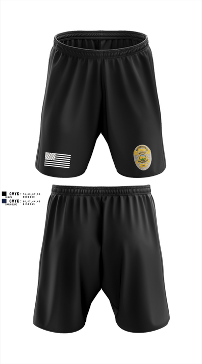 McCordsville Police Department 1417548 Athletic Shorts With Pockets - 2