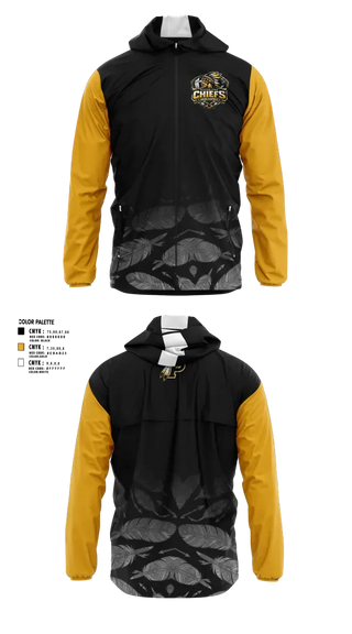 Windbreaker, Pittsburgh Chiefs, , Teamtime, Team time, sublimation, custom sports apparel, team uniforms, spirit wear, spiritwear, sports uniforms, custom shirts, team store, custom team store, fundraiser sports, apparel fundraiser