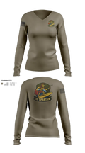 Task Force Spartan 82789422 Women's Long Sleeve V-neck Shirt - 22