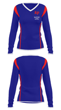 Lubbock-Cooper Liberty High School Wrestling 91848927 Women's Long Sleeve V-neck Shirt - 35