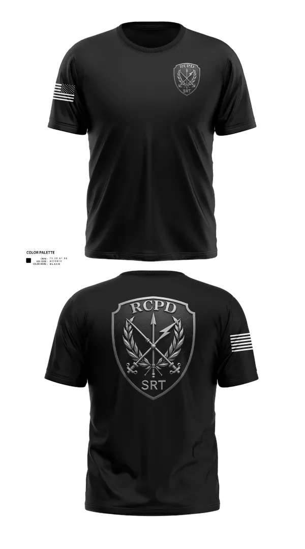 Redwood City Police SRT 47441629 Short Sleeve Performance Shirt - 21