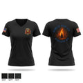 Oneco Fire Co. 75997341 Women's Short Sleeve V-neck Shirt - 1