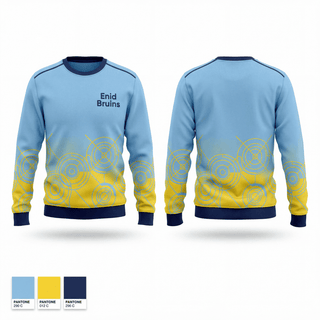 Crew Neck Sweatshirt, Enid Bruins, Softball, Teamtime, Team time, sublimation, custom sports apparel, team uniforms, spirit wear, spiritwear, sports uniforms, custom shirts, team store, custom team store, fundraiser sports, apparel fundraiser