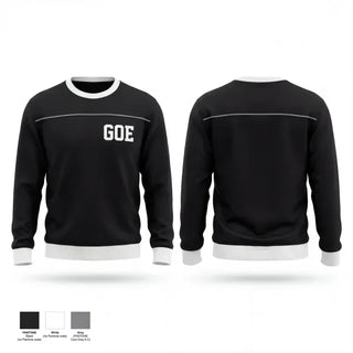 Crew Neck Sweatshirt, GOE, Men's Basketball, Teamtime, Team time, sublimation, custom sports apparel, team uniforms, spirit wear, spiritwear, sports uniforms, custom shirts, team store, custom team store, fundraiser sports, apparel fundraiser