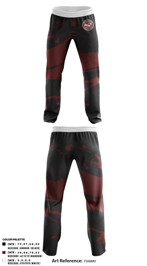 Sweatpants, West Mecklenburg, Track & Field, Teamtime, Team time, sublimation, custom sports apparel, team uniforms, spirit wear, spiritwear, sports uniforms, custom shirts, team store, custom team store, fundraiser sports, apparel fundraiser