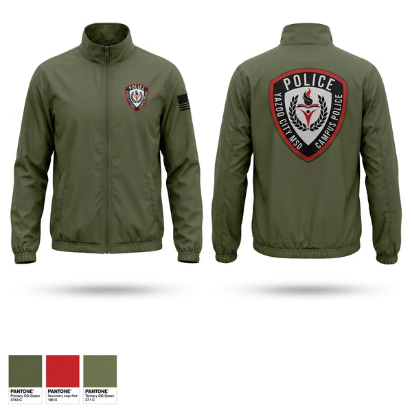 Windbreaker, Yazoo City School Campus Police, Police, Teamtime, Team time, sublimation, custom sports apparel, team uniforms, spirit wear, spiritwear, sports uniforms, custom shirts, team store, custom team store, fundraiser sports, apparel fundraiser