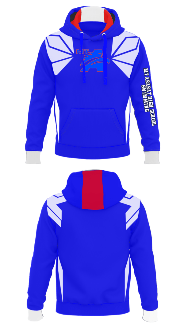 Hoodie, Mt Ararat High School Swimming, Swimming, Teamtime, Team time, sublimation, custom sports apparel, team uniforms, spirit wear, spiritwear, sports uniforms, custom shirts, team store, custom team store, fundraiser sports, apparel fundraiser