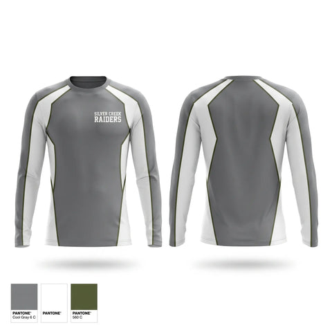 Long Sleeve Performance Shirt, Silver Creek Raiders, Tennis, Teamtime, Team time, sublimation, custom sports apparel, team uniforms, spirit wear, spiritwear, sports uniforms, custom shirts, team store, custom team store, fundraiser sports, apparel fundraiser