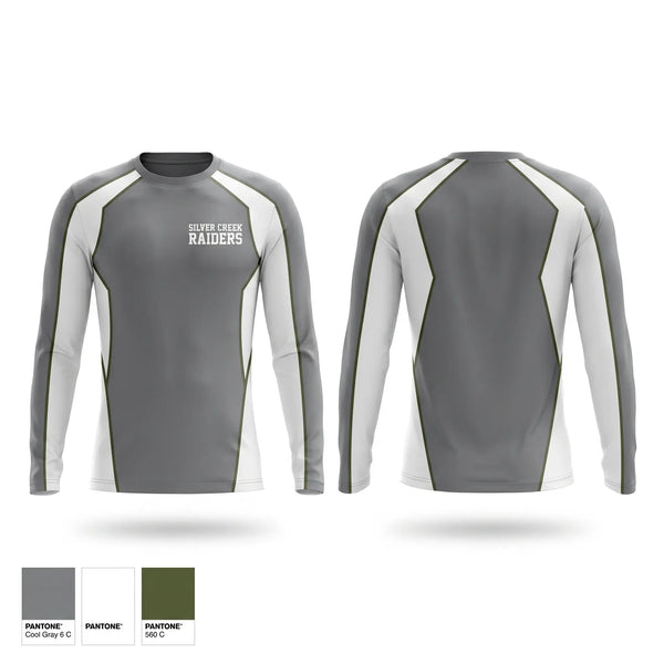 Long Sleeve Performance Shirt, Silver Creek Raiders, Tennis, Teamtime, Team time, sublimation, custom sports apparel, team uniforms, spirit wear, spiritwear, sports uniforms, custom shirts, team store, custom team store, fundraiser sports, apparel fundraiser