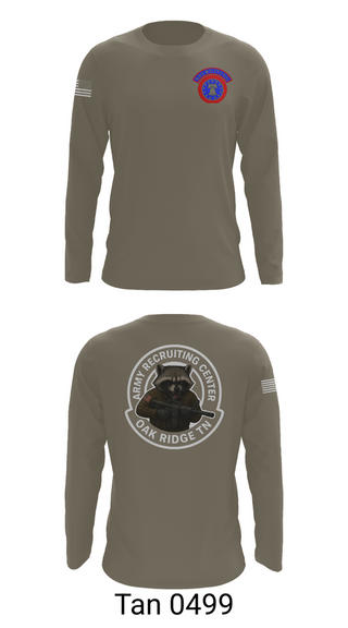 Long Sleeve Performance Shirt, Oak Ridge Recruiting Center, Army, Teamtime, Team time, sublimation, custom sports apparel, team uniforms, spirit wear, spiritwear, sports uniforms, custom shirts, team store, custom team store, fundraiser sports, apparel fundraiser