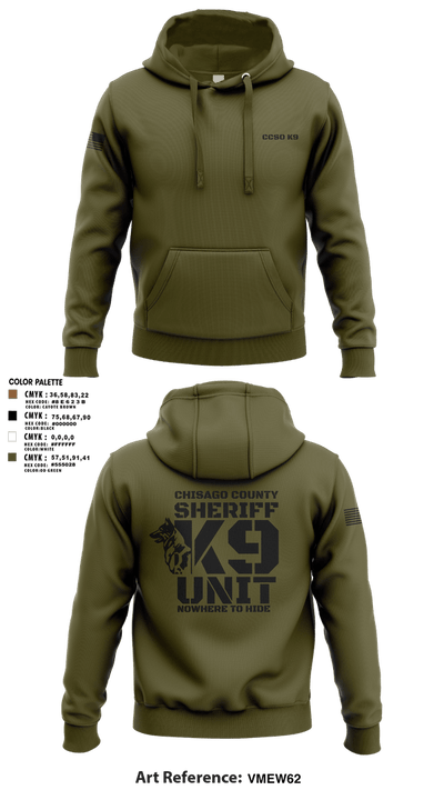 Chisago County K9 Unit 88074556 Hoodie - 108