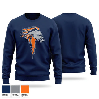 Crew Neck Sweatshirt, Illini West Chargers, Spirit Store, Teamtime, Team time, sublimation, custom sports apparel, team uniforms, spirit wear, spiritwear, sports uniforms, custom shirts, team store, custom team store, fundraiser sports, apparel fundraiser