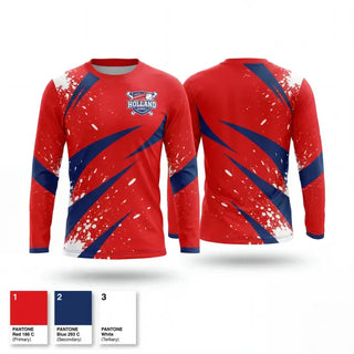 Long Sleeve Performance Shirt, Holland Athletic Association, Softball, Teamtime, Team time, sublimation, custom sports apparel, team uniforms, spirit wear, spiritwear, sports uniforms, custom shirts, team store, custom team store, fundraiser sports, apparel fundraiser