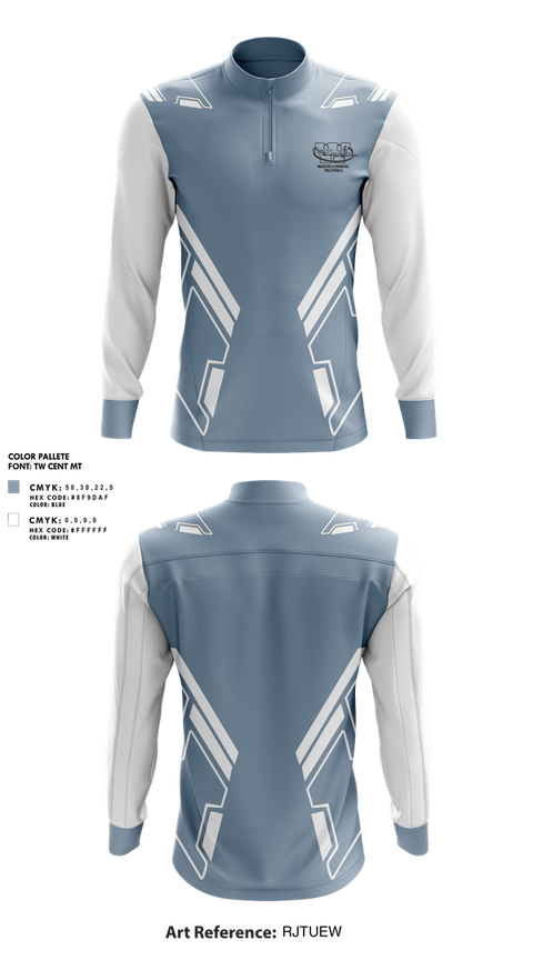 Quarter Zip Jacket, Wakefield Bombers Volleyball, Women's Volleyball, Teamtime, Team time, sublimation, custom sports apparel, team uniforms, spirit wear, spiritwear, sports uniforms, custom shirts, team store, custom team store, fundraiser sports, apparel fundraiser
