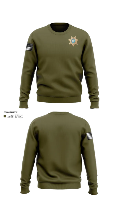Pottawattamie County Sheriff's Office 11009583 Crew Neck Sweatshirt - 21