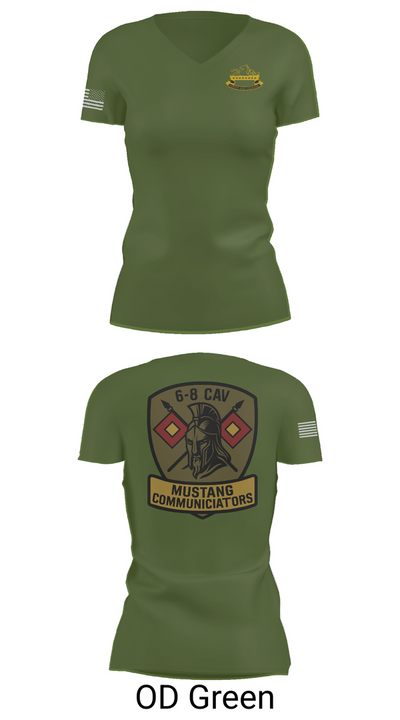 6-8 CAV 64955862 Women's Short Sleeve V-neck Shirt - 48