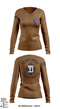 26th MEB 25368596 Women's Long Sleeve V-neck Shirt - 1