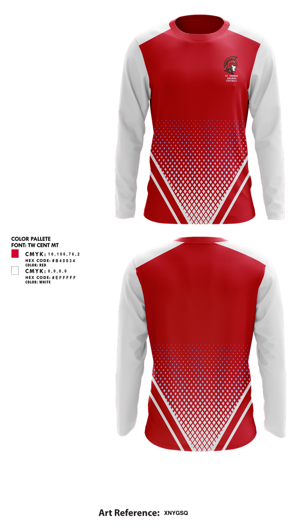 Long Sleeve Performance Shirt, St. Thomas Aquinas Football, , Teamtime, Team time, sublimation, custom sports apparel, team uniforms, spirit wear, spiritwear, sports uniforms, custom shirts, team store, custom team store, fundraiser sports, apparel fundraiser