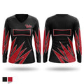 Nukes Women's Long Sleeve V-neck Shirt - 1