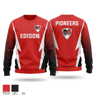 Crew Neck Sweatshirt, Detroit Edison PSA, Track & Field, Teamtime, Team time, sublimation, custom sports apparel, team uniforms, spirit wear, spiritwear, sports uniforms, custom shirts, team store, custom team store, fundraiser sports, apparel fundraiser