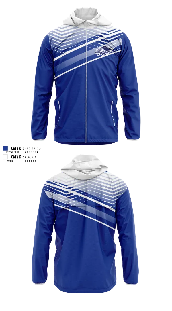 Windbreaker, Jessieville Lions Golf, Golf, Teamtime, Team time, sublimation, custom sports apparel, team uniforms, spirit wear, spiritwear, sports uniforms, custom shirts, team store, custom team store, fundraiser sports, apparel fundraiser